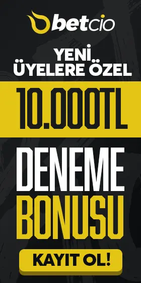 Betcio - Yeni Üyelere Özel 10.000TL Deneme Bonusu